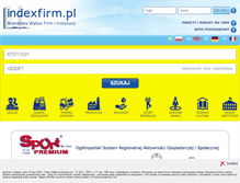Tablet Screenshot of indexfirm.pl